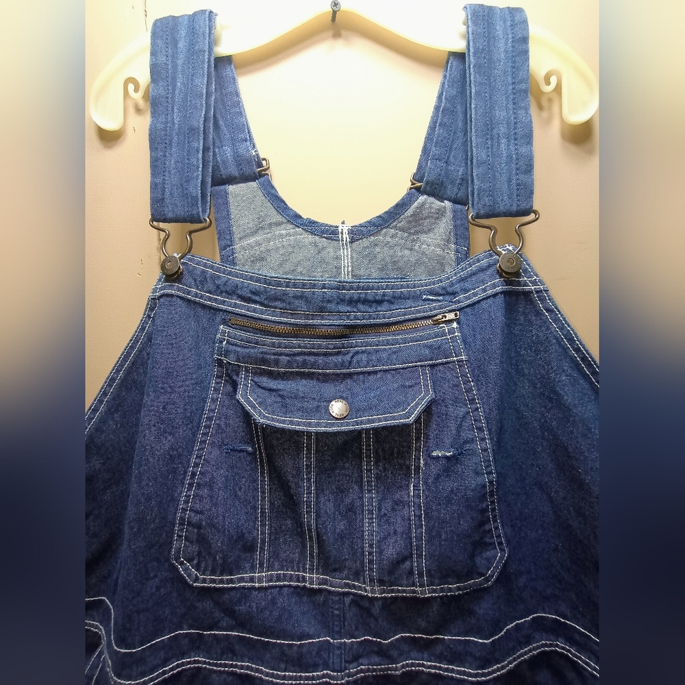 Vintage denim Overalls Big & Tall - Picture 5 of 7